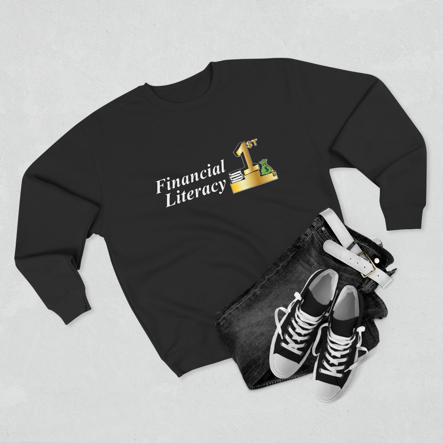 Financial Literacy Unisex Crewneck Sweatshirt