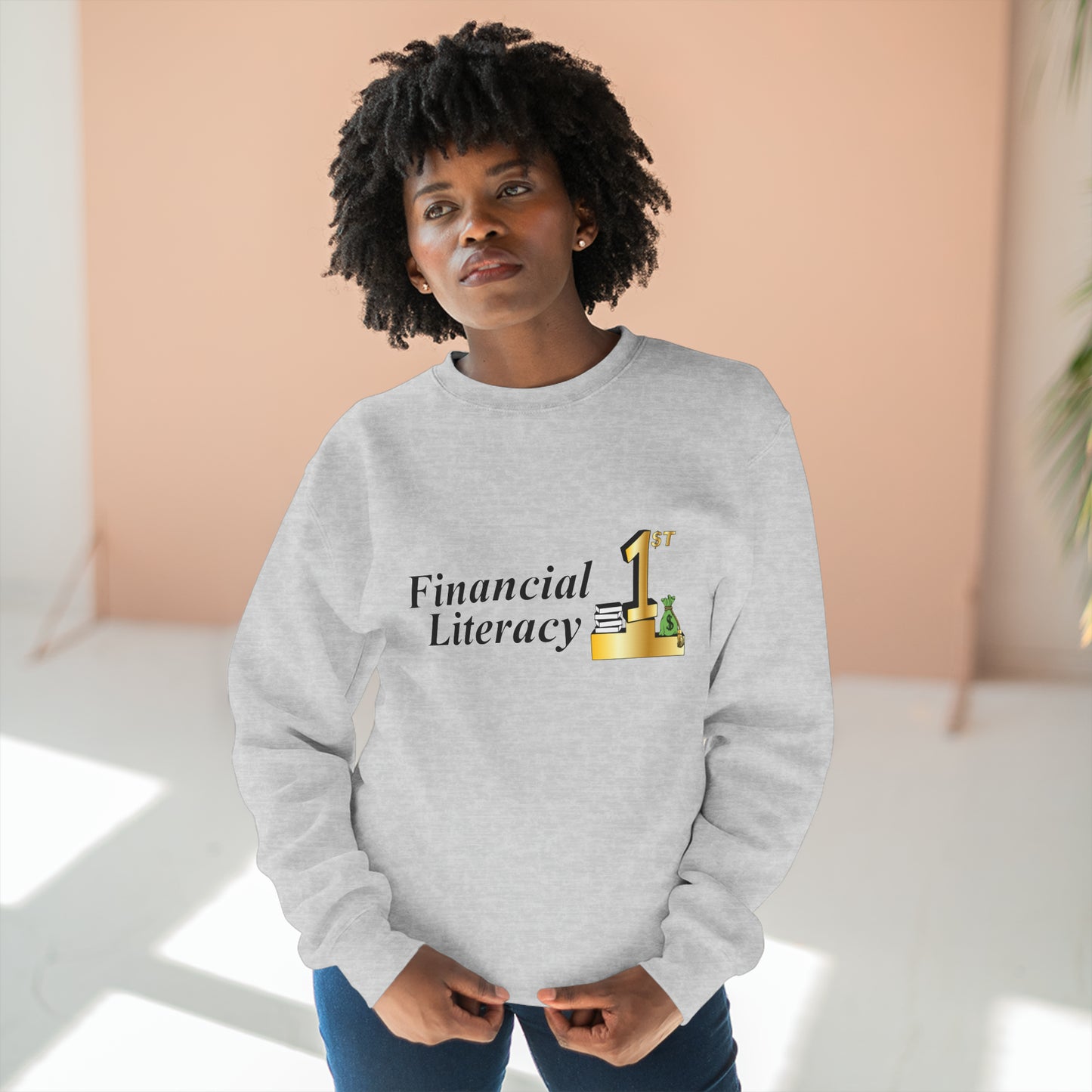 Financial Literacy Unisex Crewneck Sweatshirt