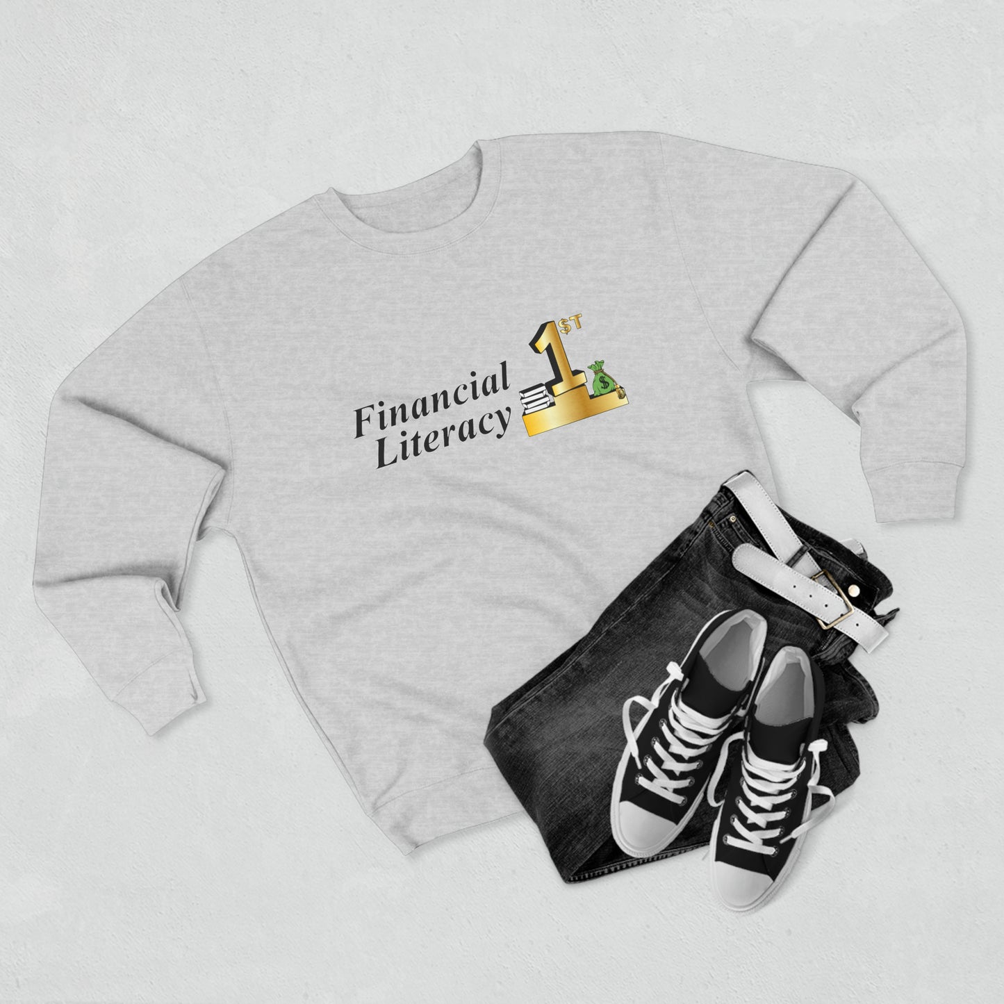 Financial Literacy Unisex Crewneck Sweatshirt