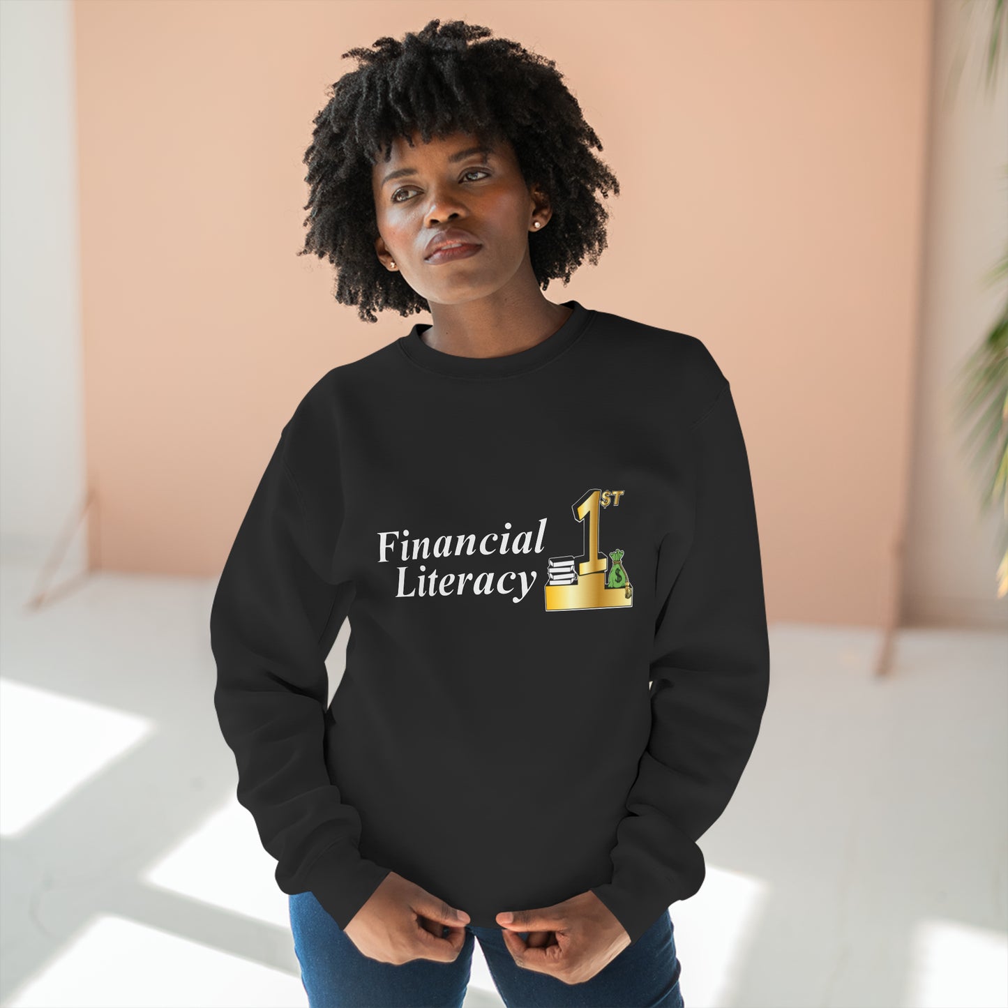 Financial Literacy Unisex Crewneck Sweatshirt