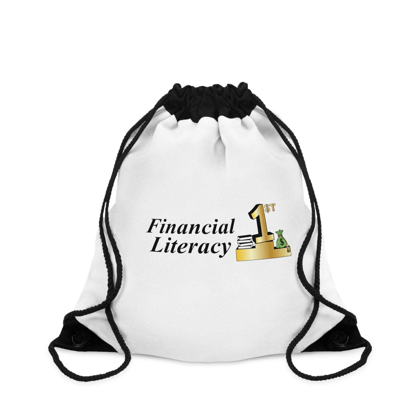 Financial Literacy Drawstring Bag