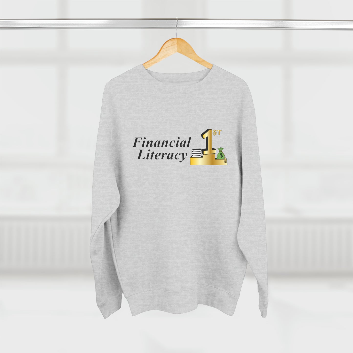 Financial Literacy Unisex Crewneck Sweatshirt