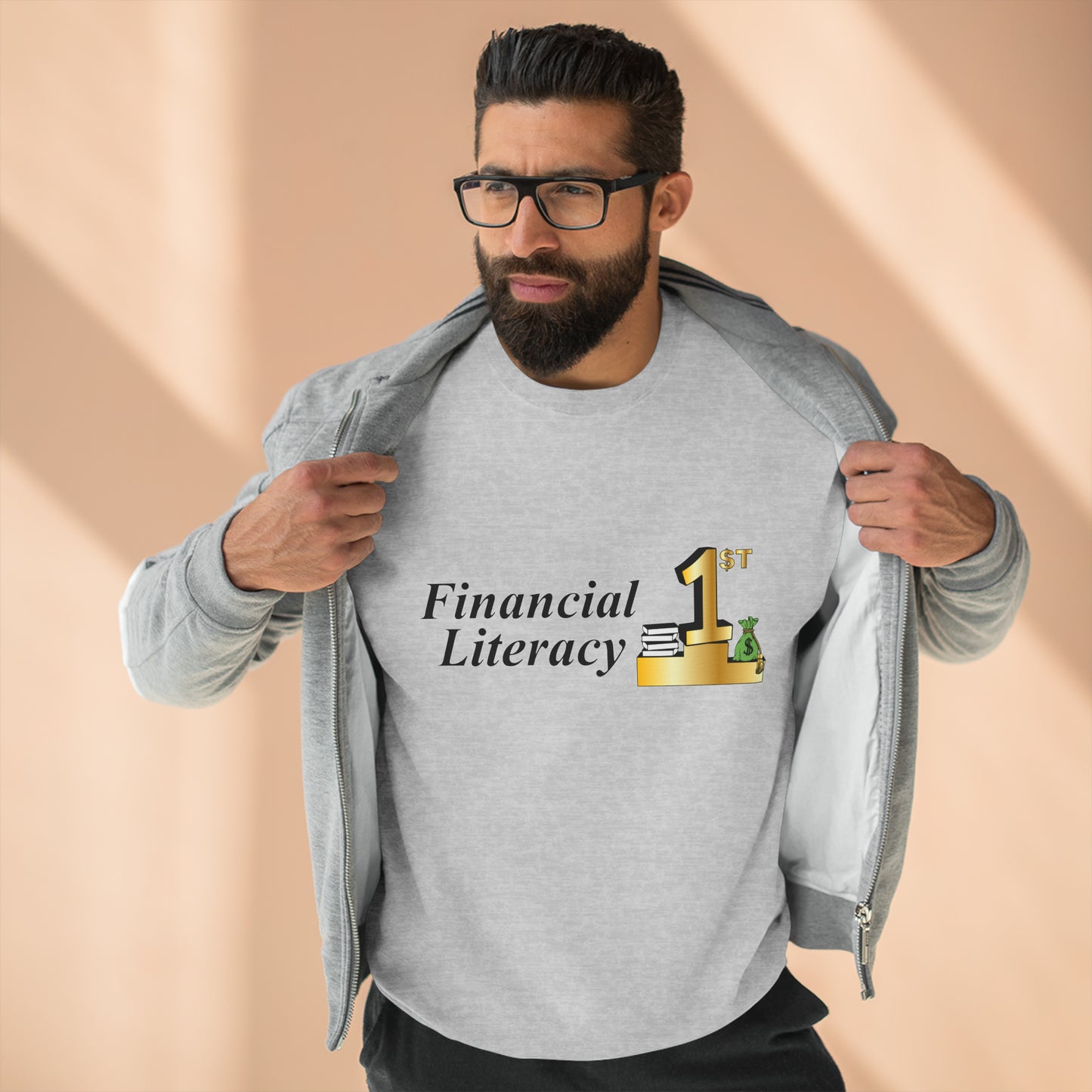 Financial Literacy Unisex Crewneck Sweatshirt